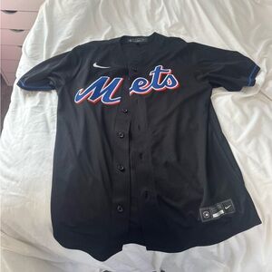 Black Mets Lindor jersey
